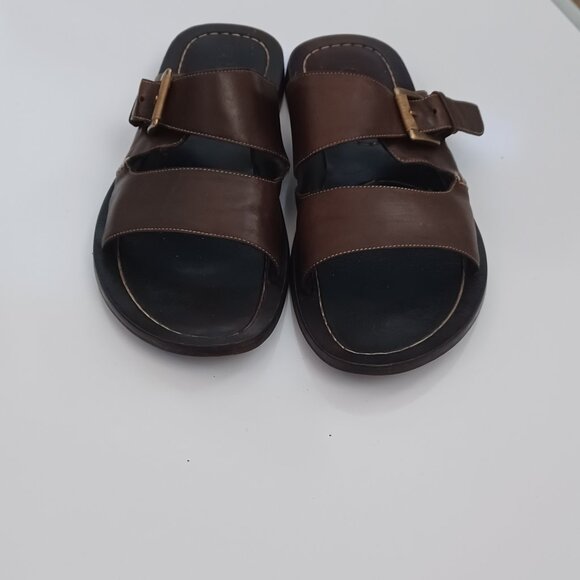 Cole Haan Brown Leather Sandals - Picture 6 of 7